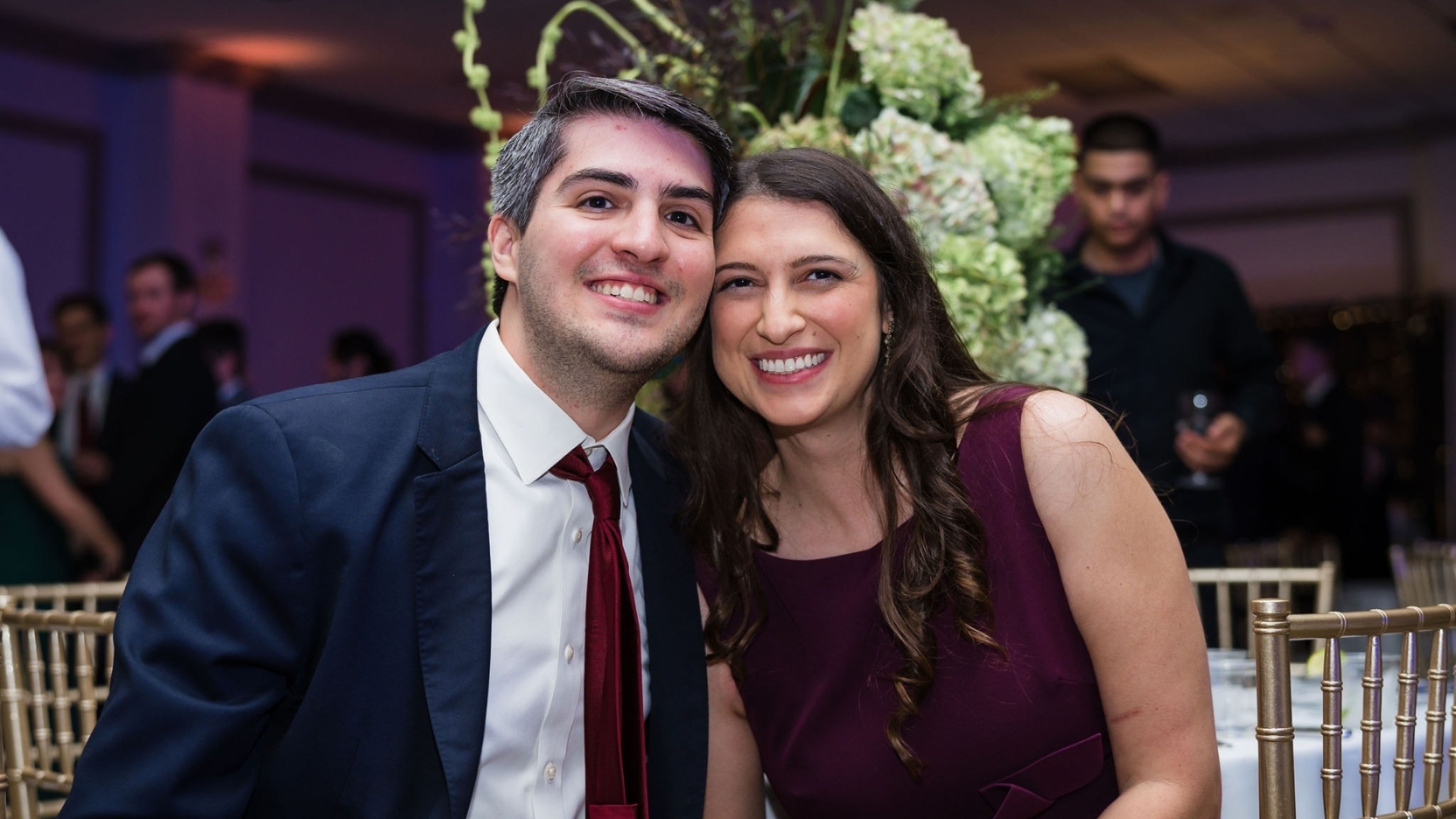 Business networking reception photography